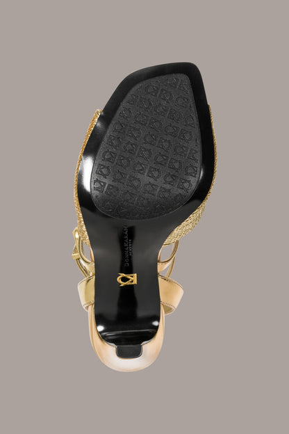 BROOKS METALLIC SANDAL