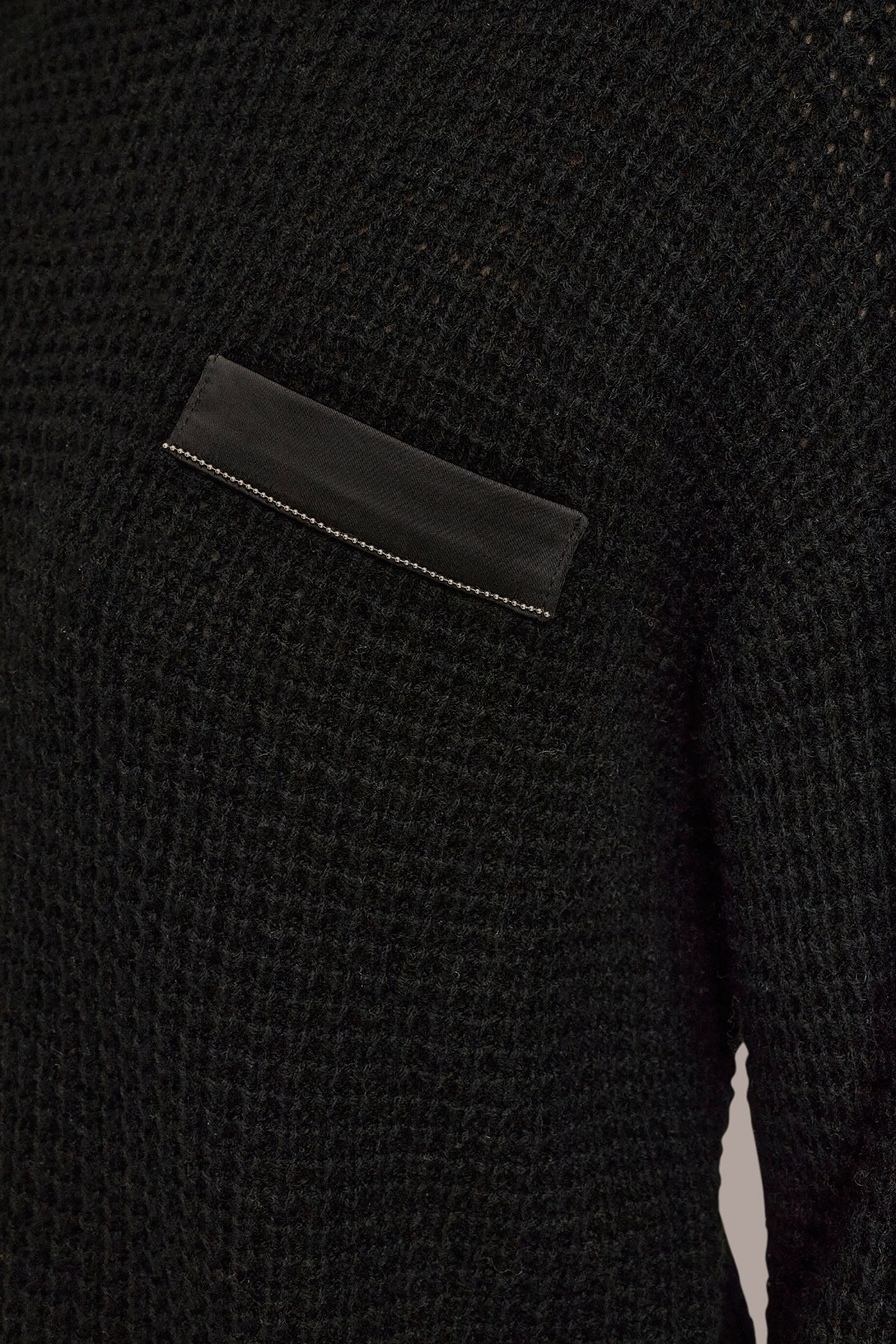 WOOL AND CASHMERE-BLEND POCKET SWEATER