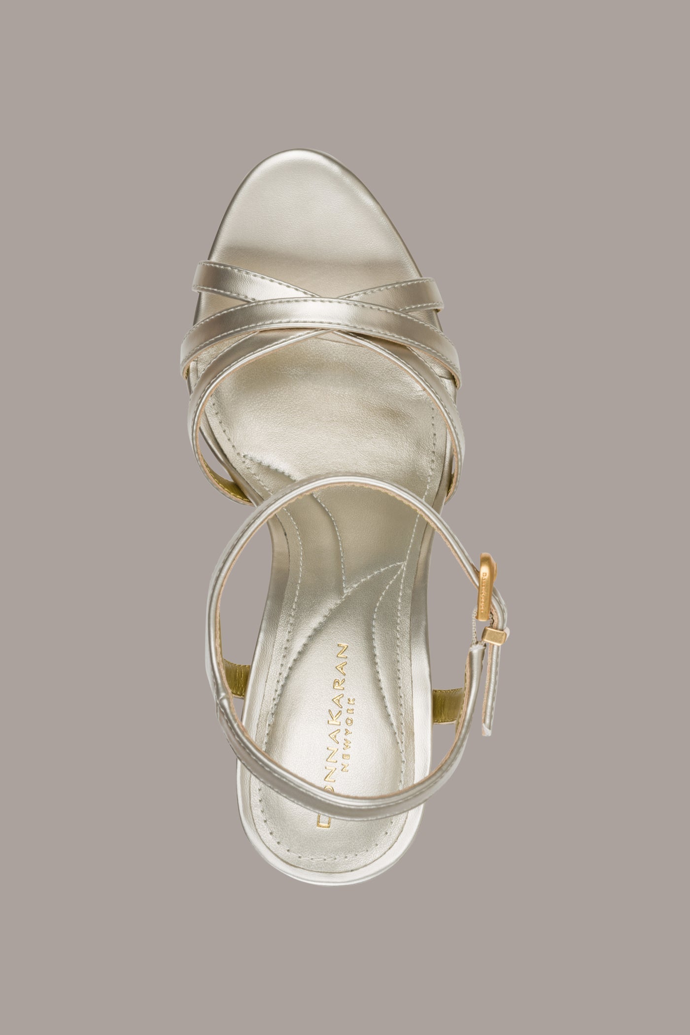 SPENCER METALLIC PLATFORM SANDAL
