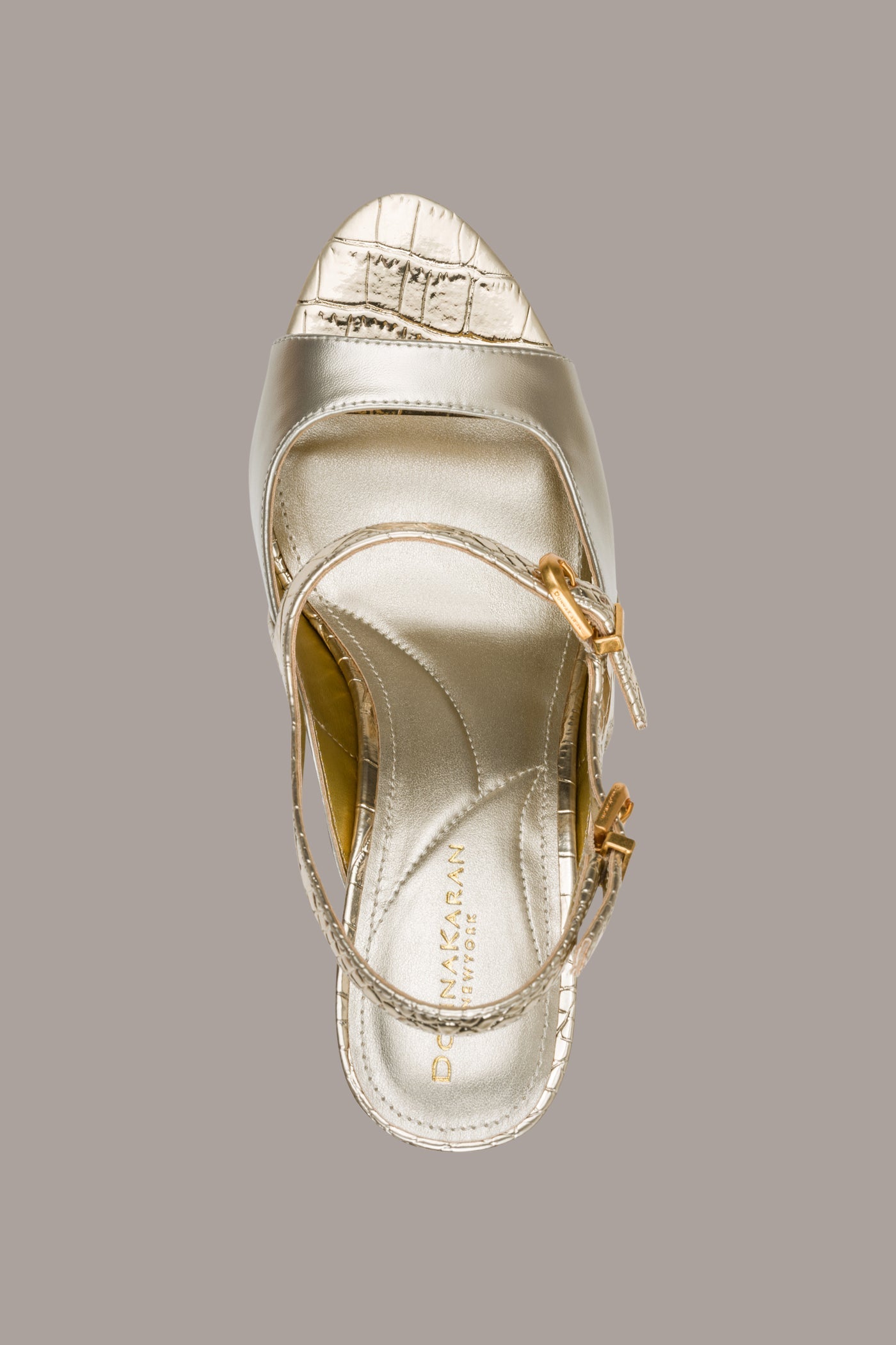 SUMMER METALLIC MARY JANE SLINGBACK PUMP