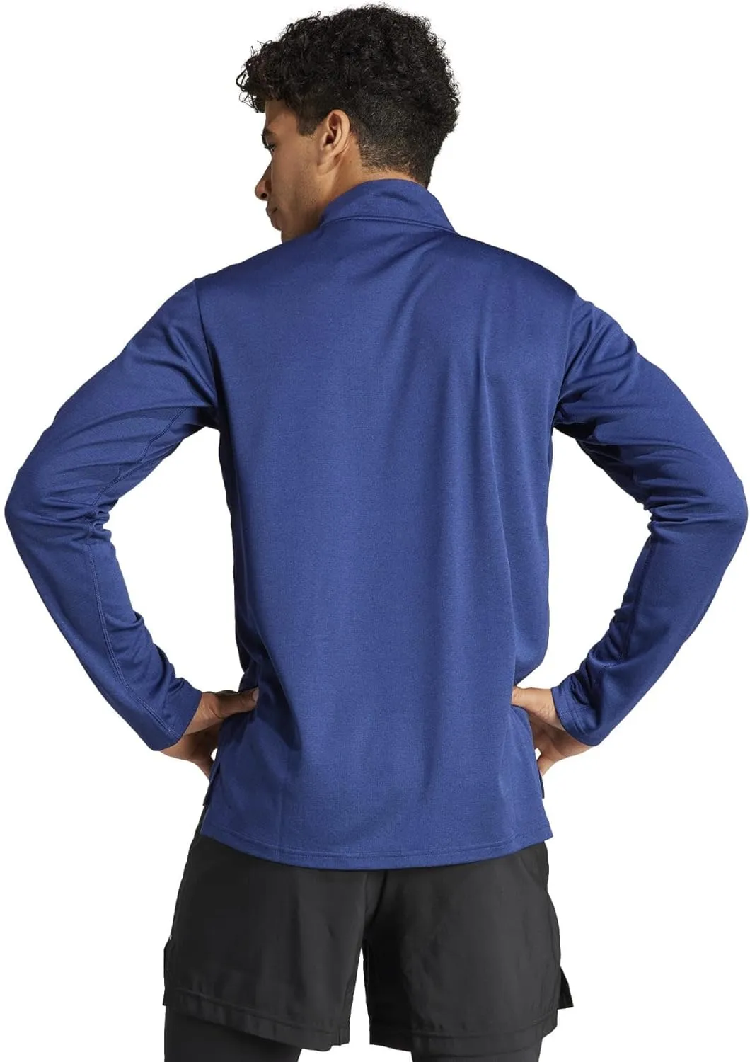 adidas Men's Train Essentials Quarter-Zip Long Sleeve T-Shirt