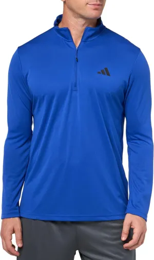adidas Men's Train Essentials Quarter-Zip Long Sleeve T-Shirt