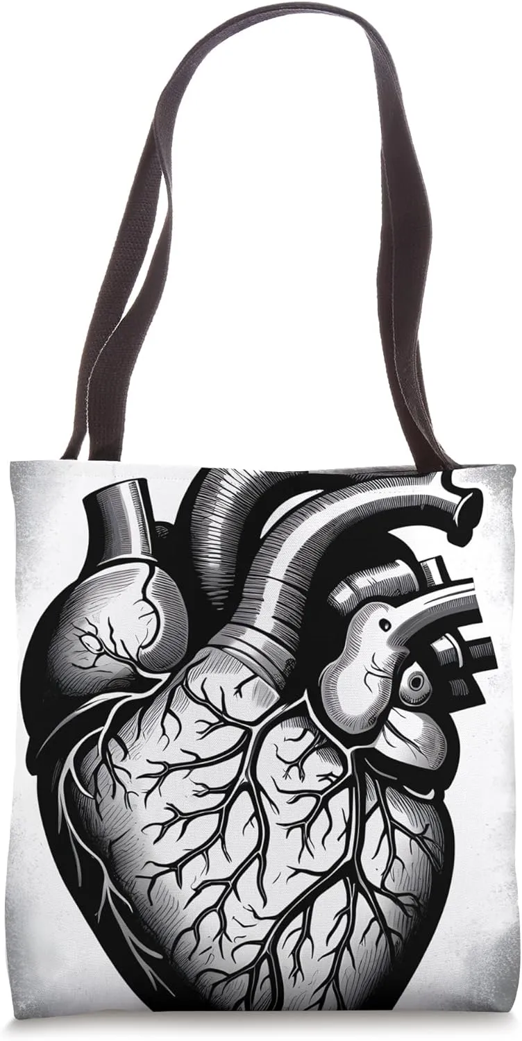 Anatomical Human Heart Medical Doctor Heart Anatomy Tote Bag