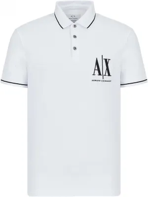 Armani Exchange Men's Embroidered Icon Logo Polo Shirt