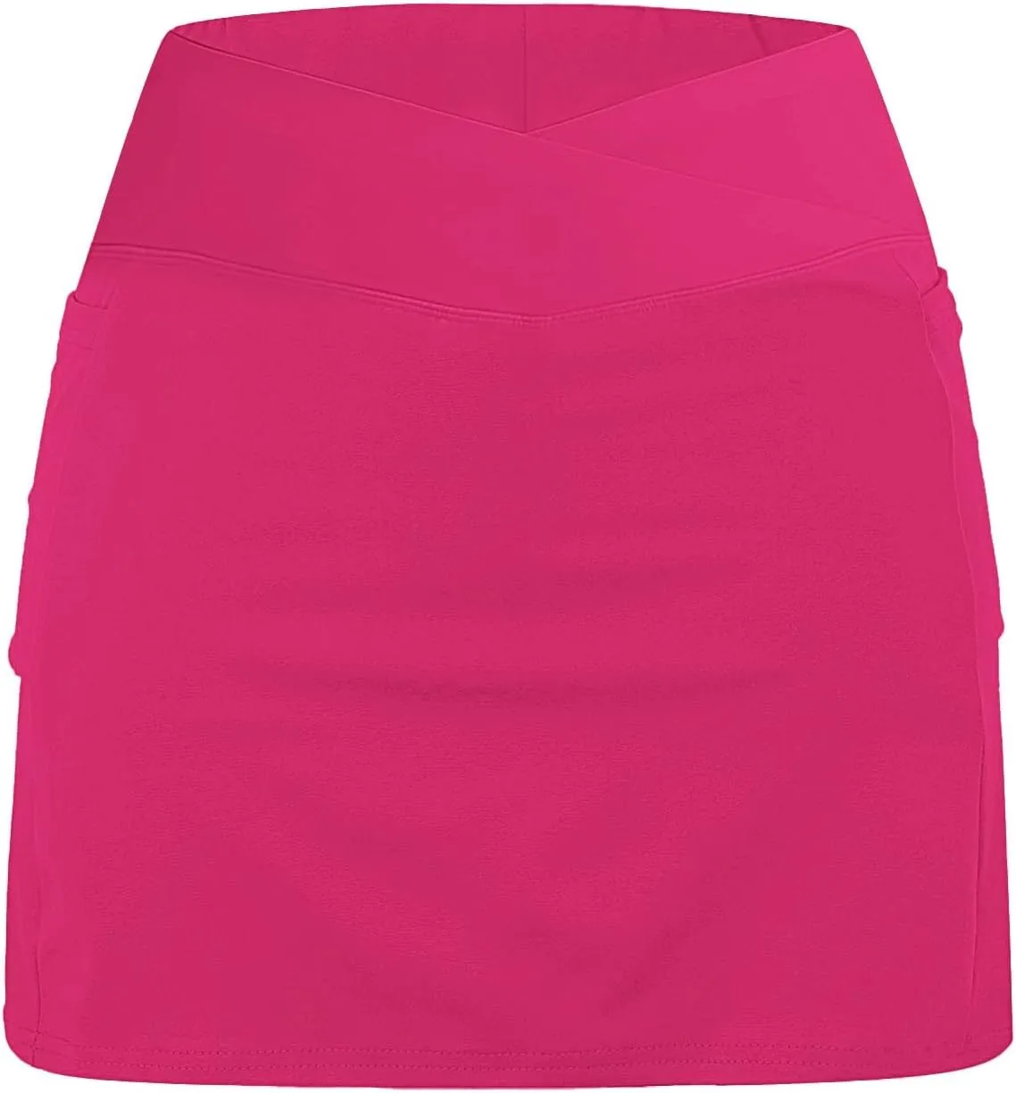 Athletic Skorts for Women High Waist Tummy Control Golf Skorts Pockets Trendy Plus Sized Tennis Skirt with Shorts