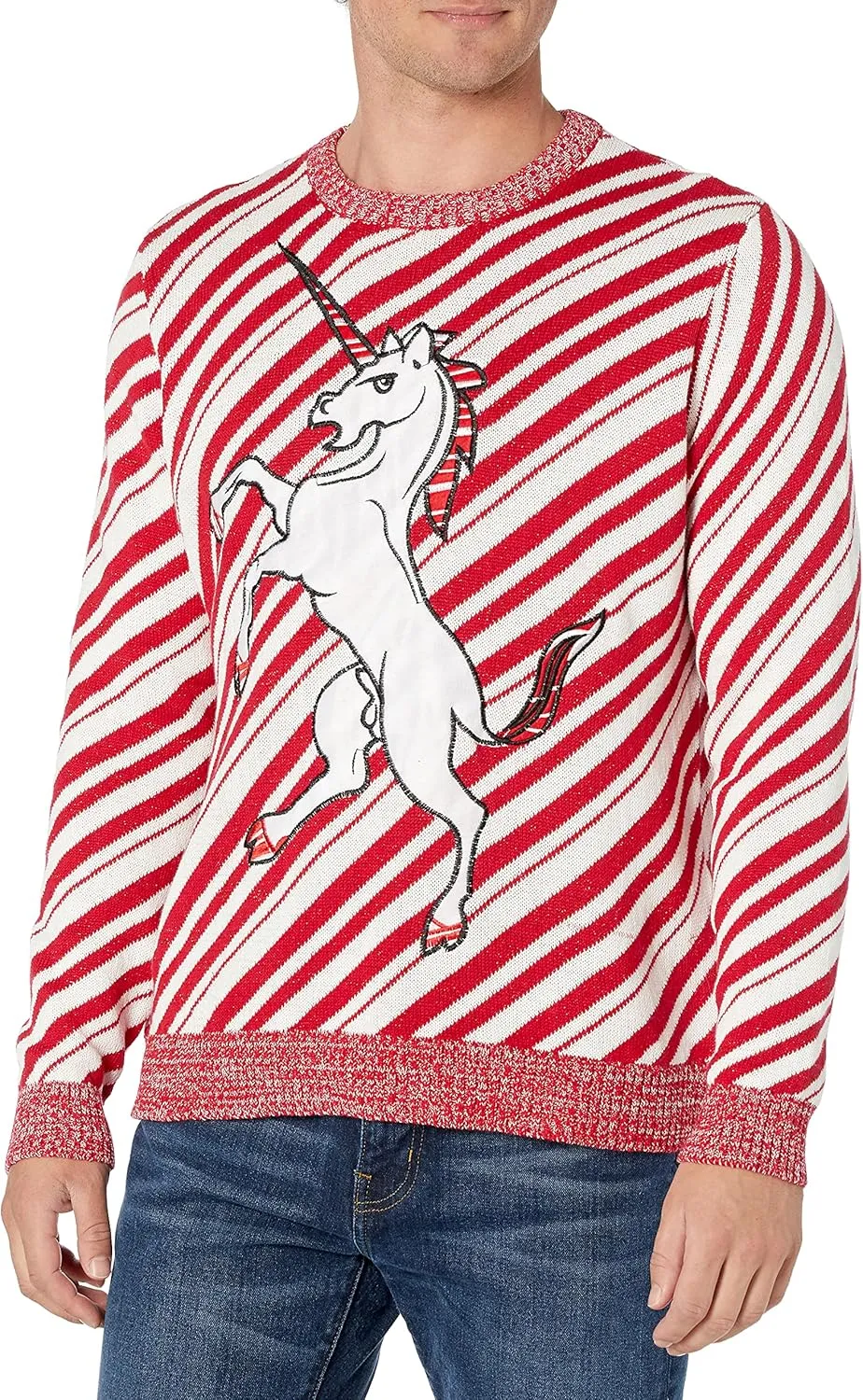 Blizzard Bay Men's Ugly Christmas Sweater Unicorn