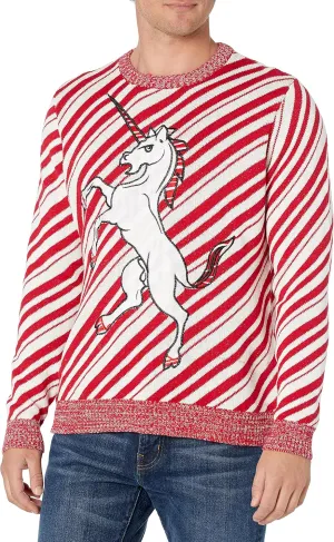 Blizzard Bay Men's Ugly Christmas Sweater Unicorn