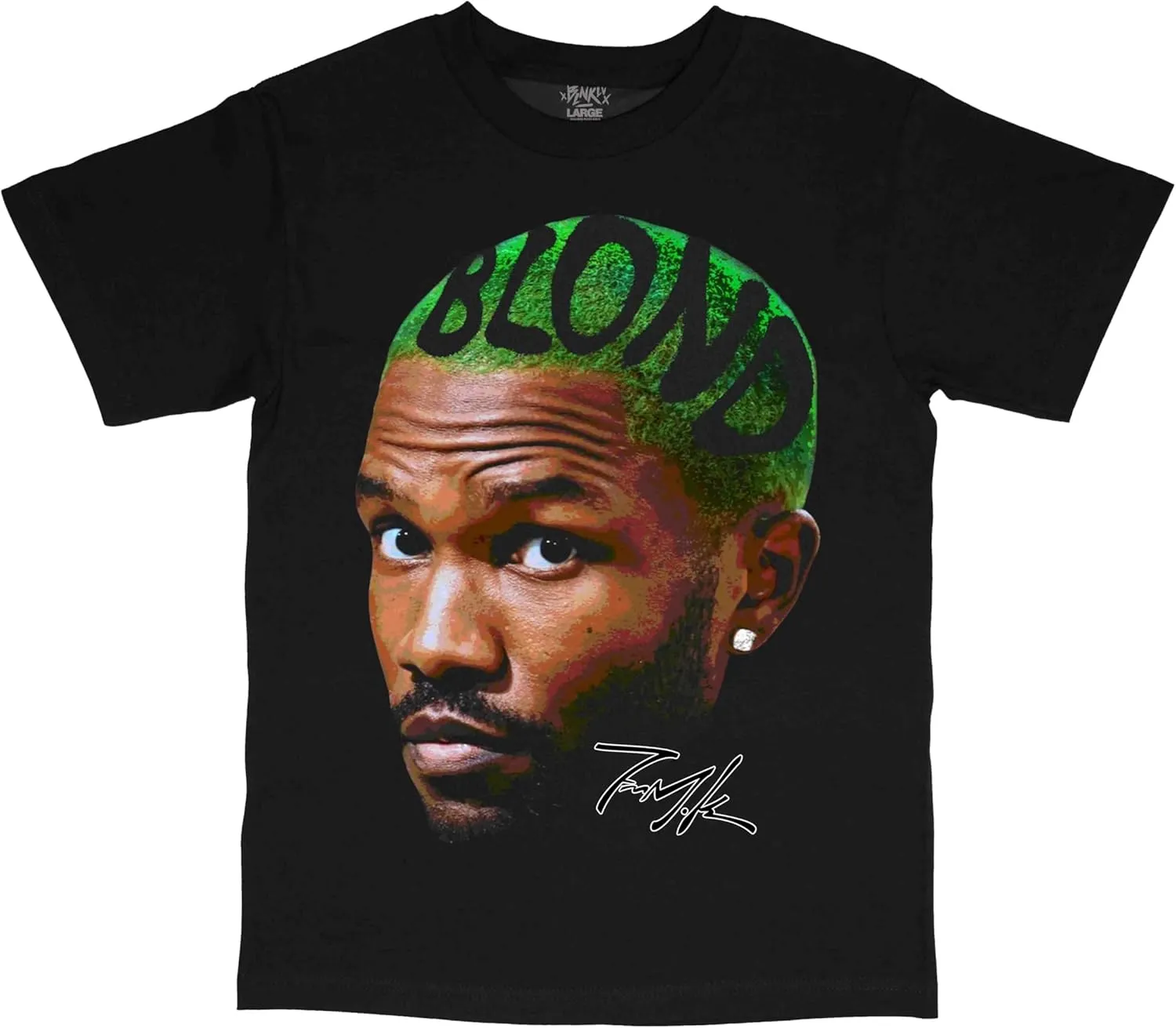 Blonde Ocean Face Streetwear Vintage Style T-Shirt