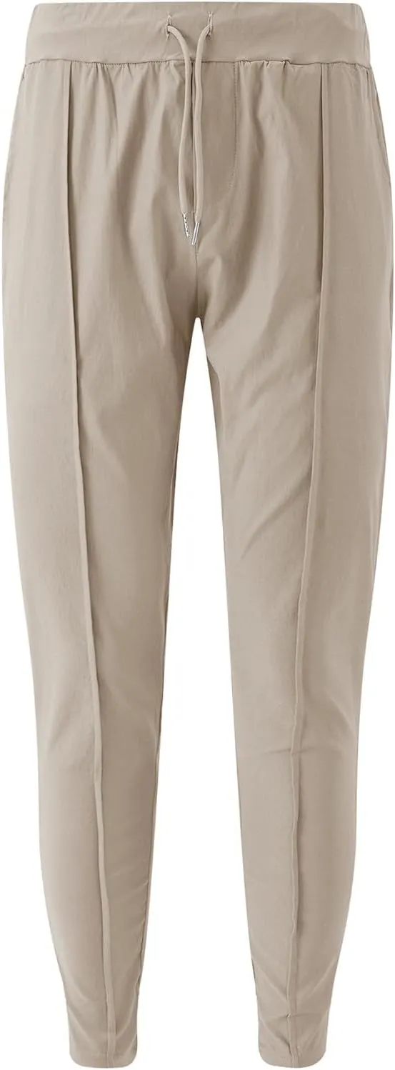 Cargo Pants for Men Outdoor Tactical Jogging Pants Slim Fit Sweatpants Elastic Waist Tapered Pants with Multi Pockets