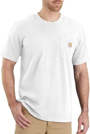 CarharttmensRelaxed Fit Heavyweight T-shirt WhiteX-Large Tall