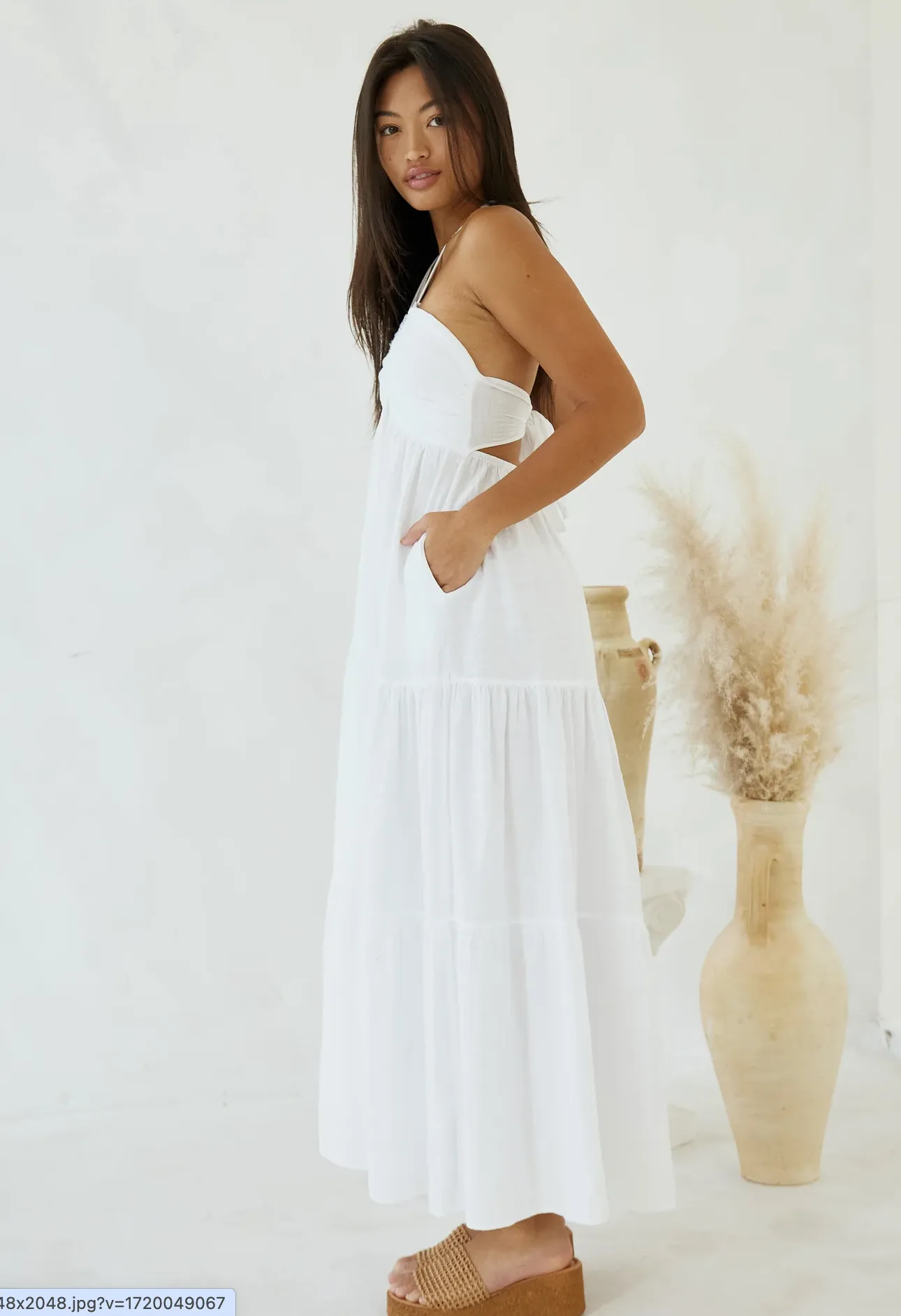 Carlotta Maxi Dress White