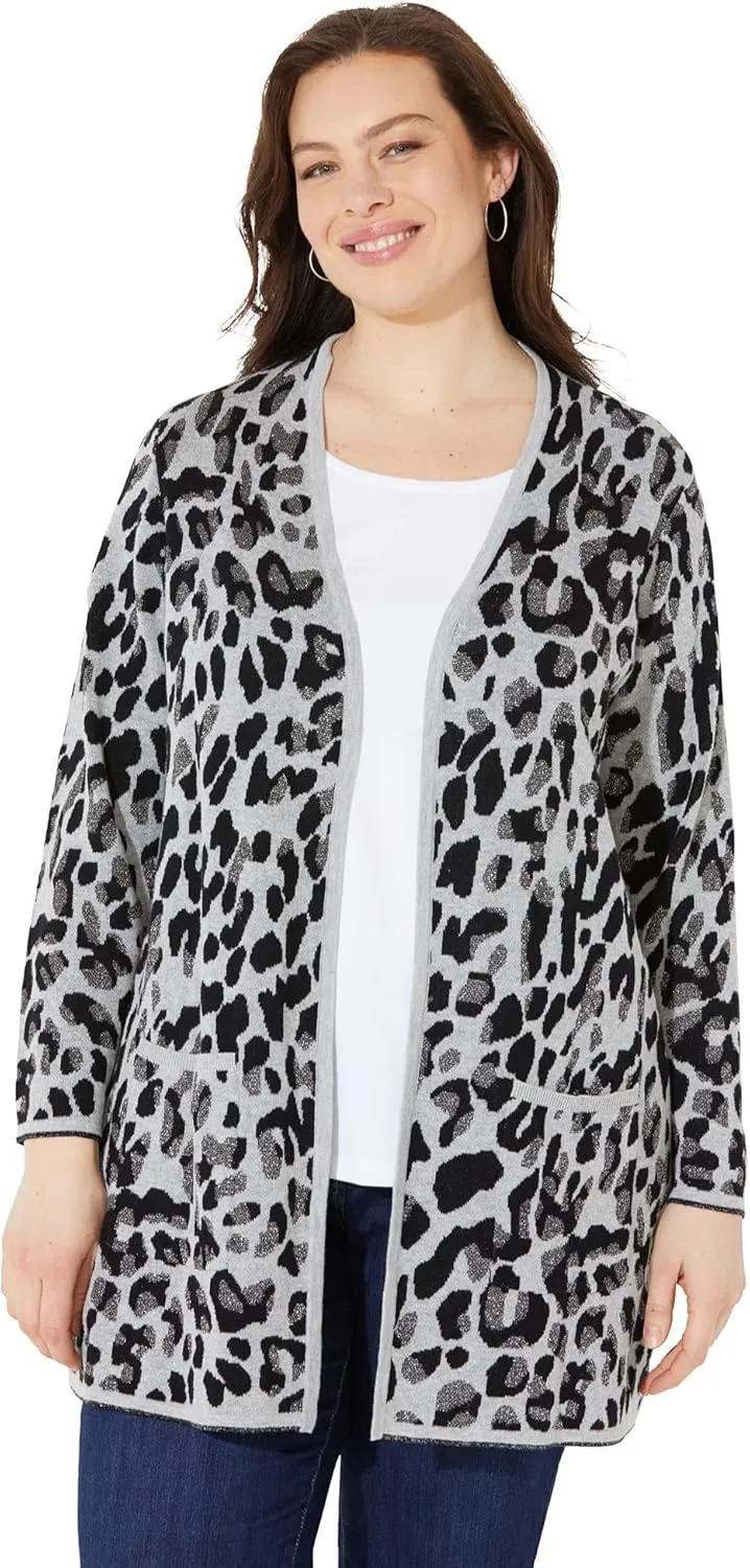 Catherines Women's Plus Size Luxe Sweater Cardigan