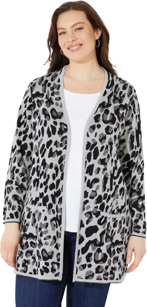 Catherines Women's Plus Size Luxe Sweater Cardigan