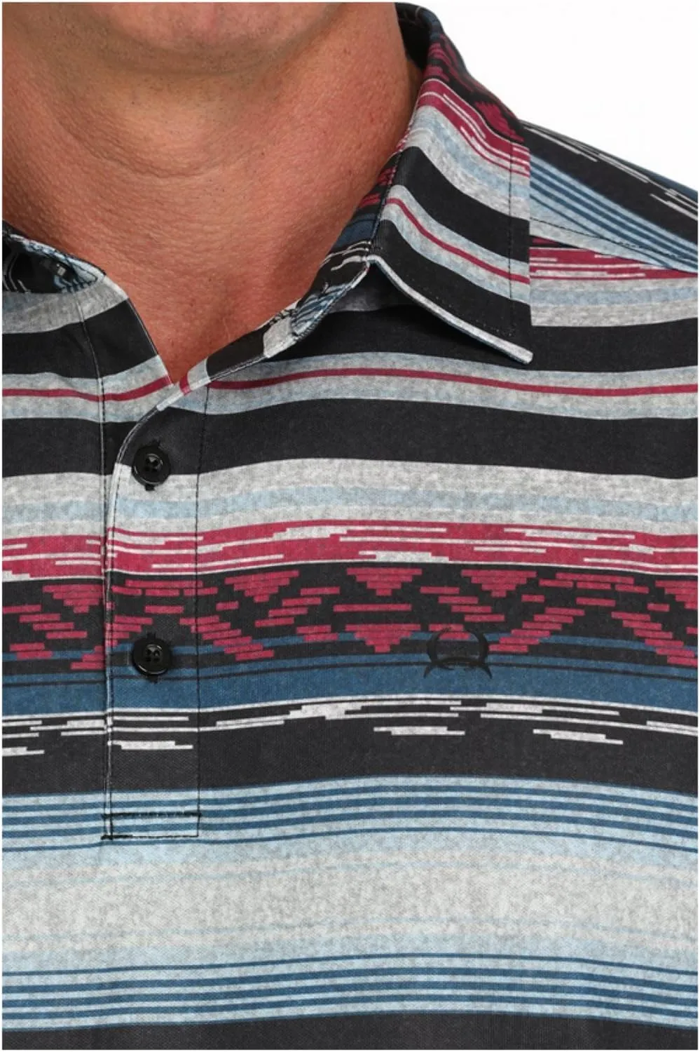 Cinch Men's Aztec Arena Flex Polo Shirt -MTK1865031