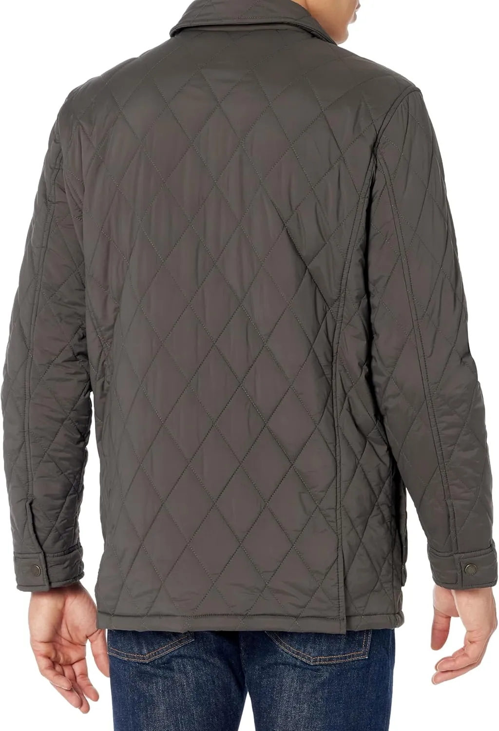 Cole Haan Men's Quilted Rain Jacket
