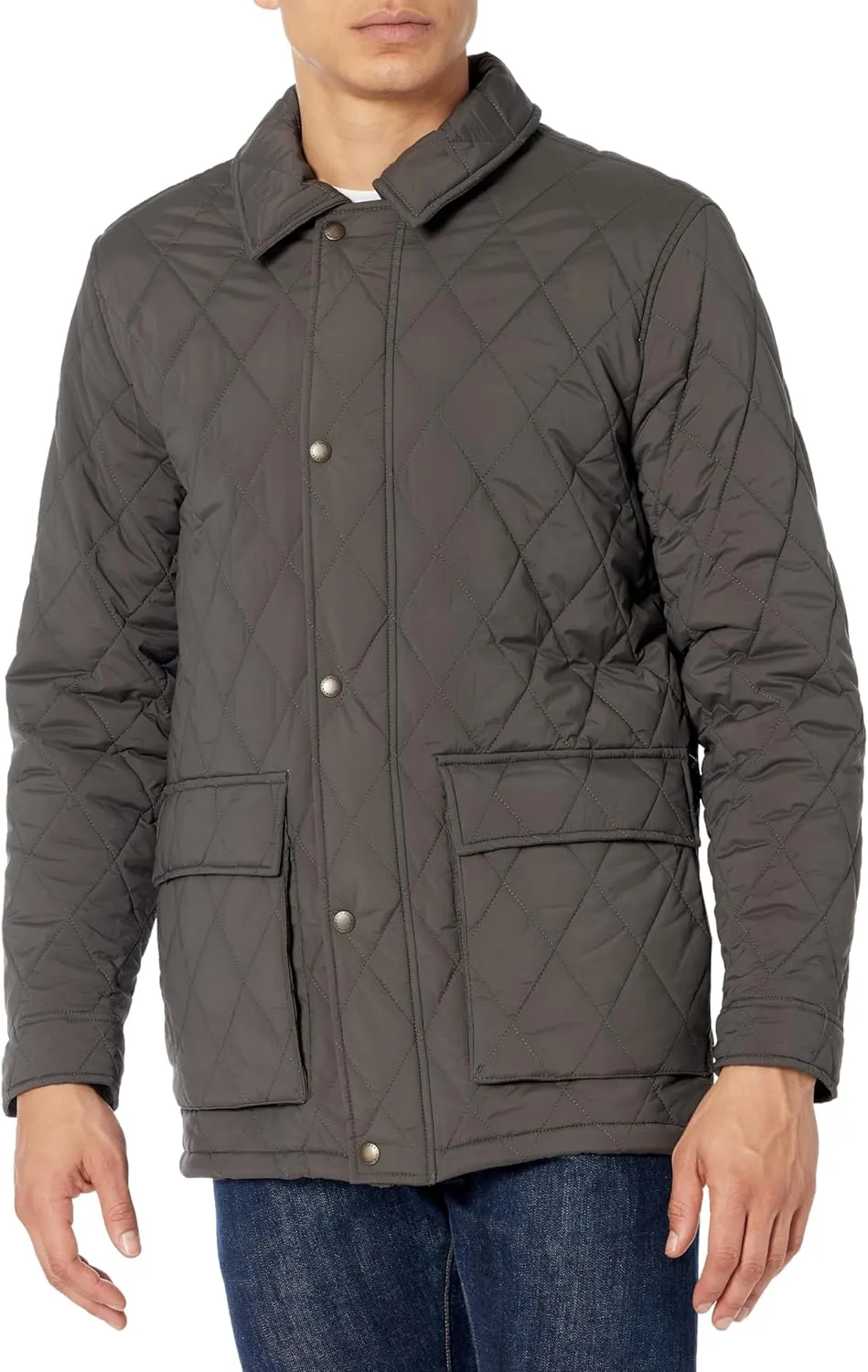 Cole Haan Men's Quilted Rain Jacket