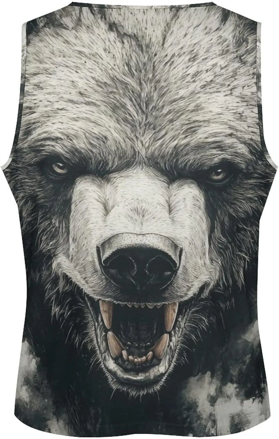 Cool Animals Print Tank Tops for Men Workout Muscle Novelty Funny Loose Fit Summer Casual Mens Sleeveless Tee Shirts