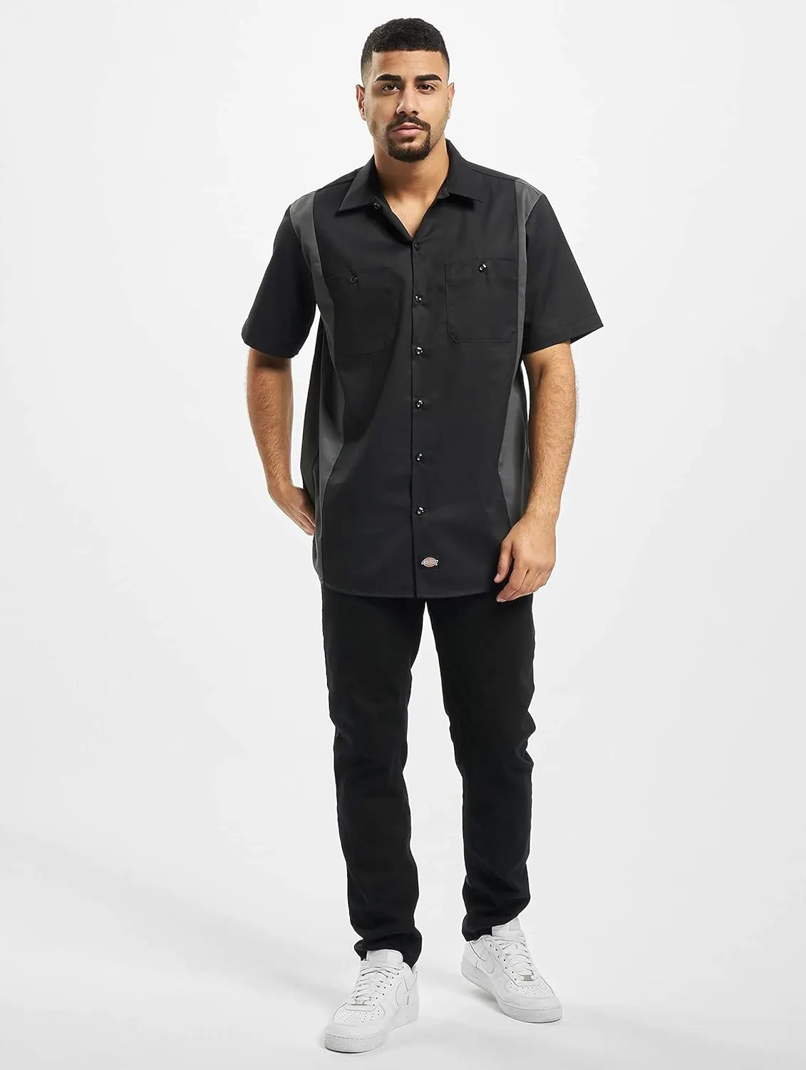 Dickies Men's Short-Sleeve Two-Tone Work Shirt