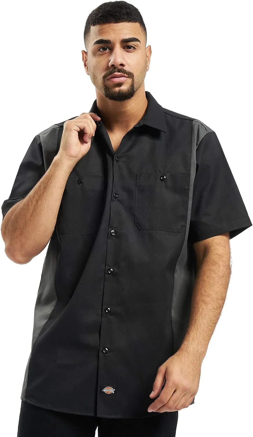 Dickies Men's Short-Sleeve Two-Tone Work Shirt