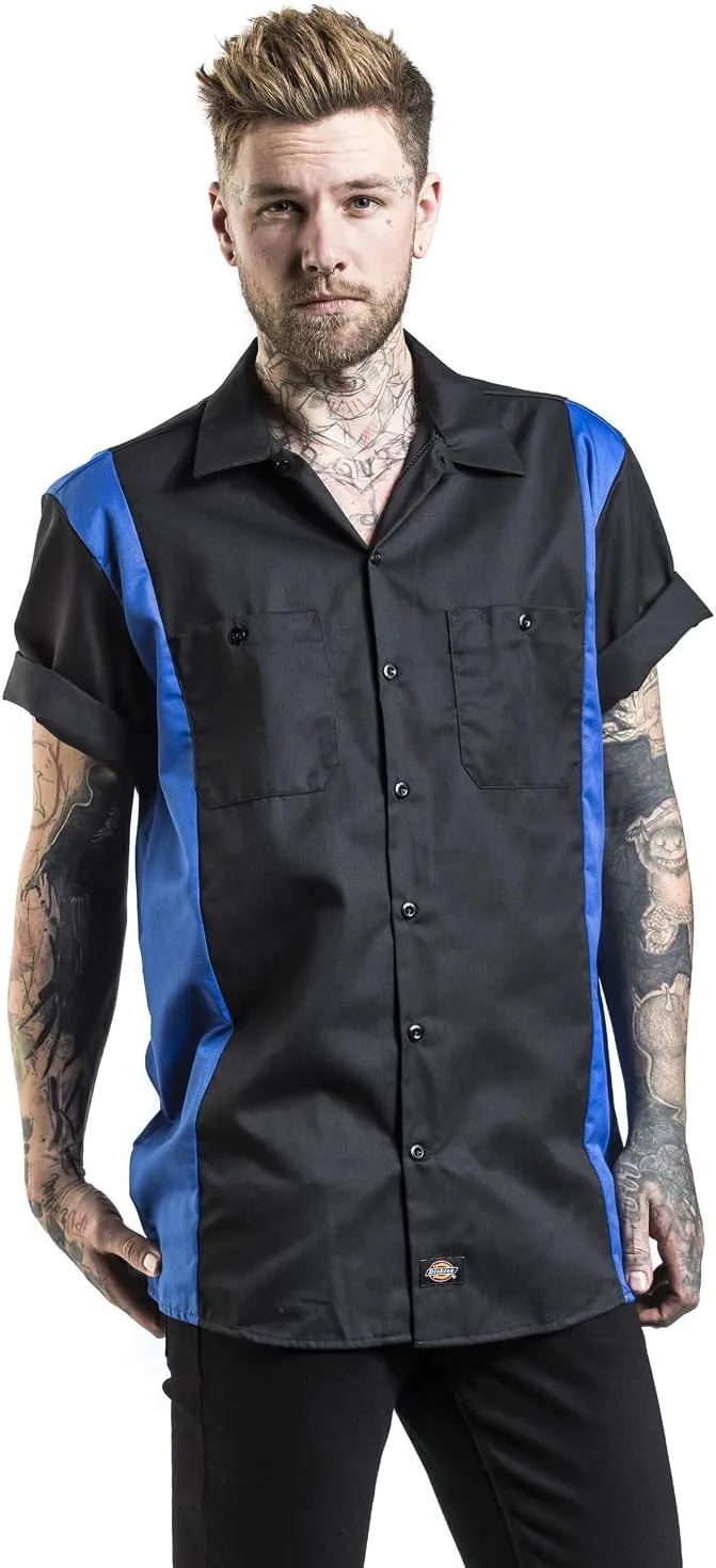 Dickies Men's Short-Sleeve Two-Tone Work Shirt