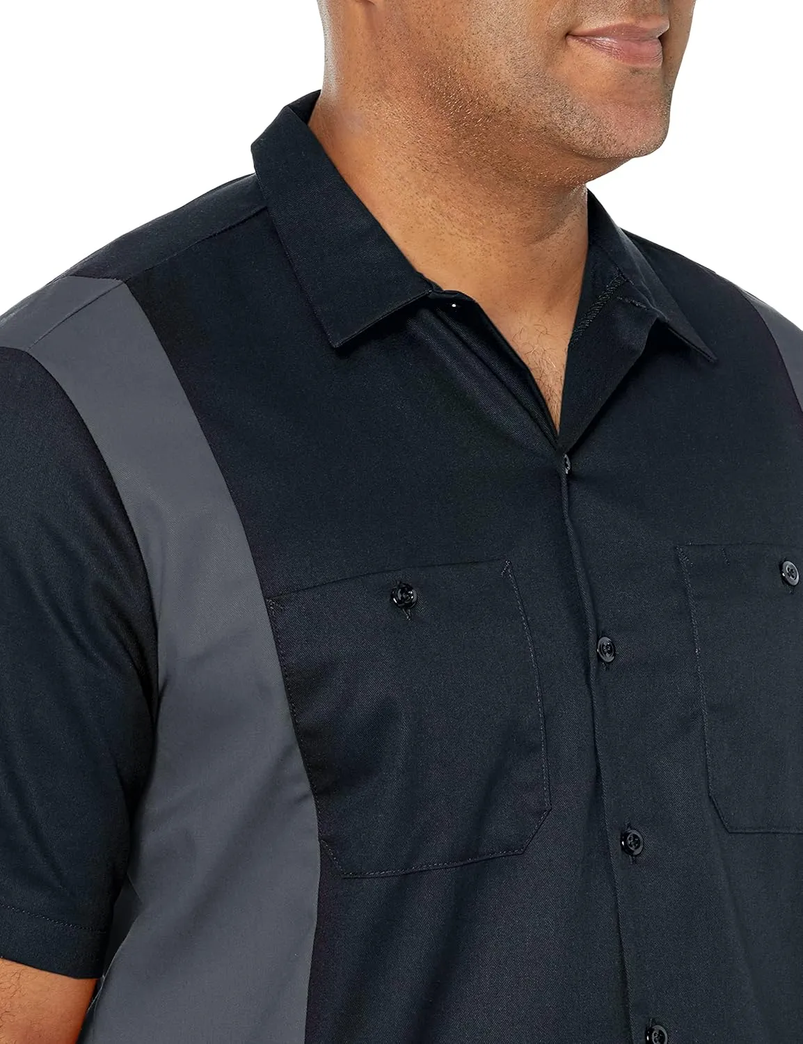 Dickies Men's Short-Sleeve Two-Tone Work Shirt