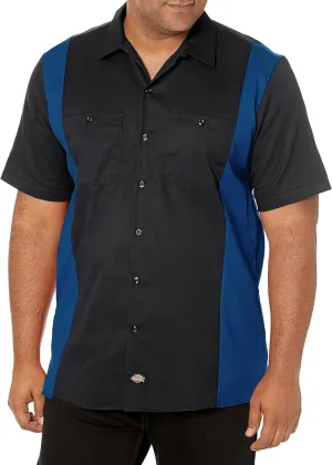Dickies Men's Short-Sleeve Two-Tone Work Shirt