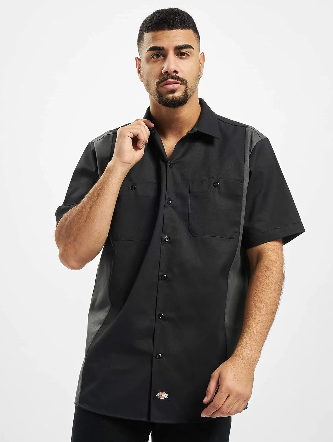 Dickies Men's Short-Sleeve Two-Tone Work Shirt