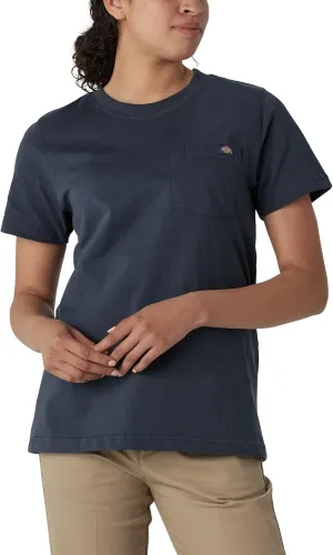 Dickies Women's Short Sleeve Heavyweight Pocket T-Shirt