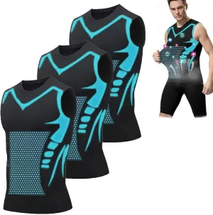 Evolv V-Boost Mens Ionic Shaping Compression Shirt  2025 Sleeveless Slim Fit Tank Top for a Toned Body