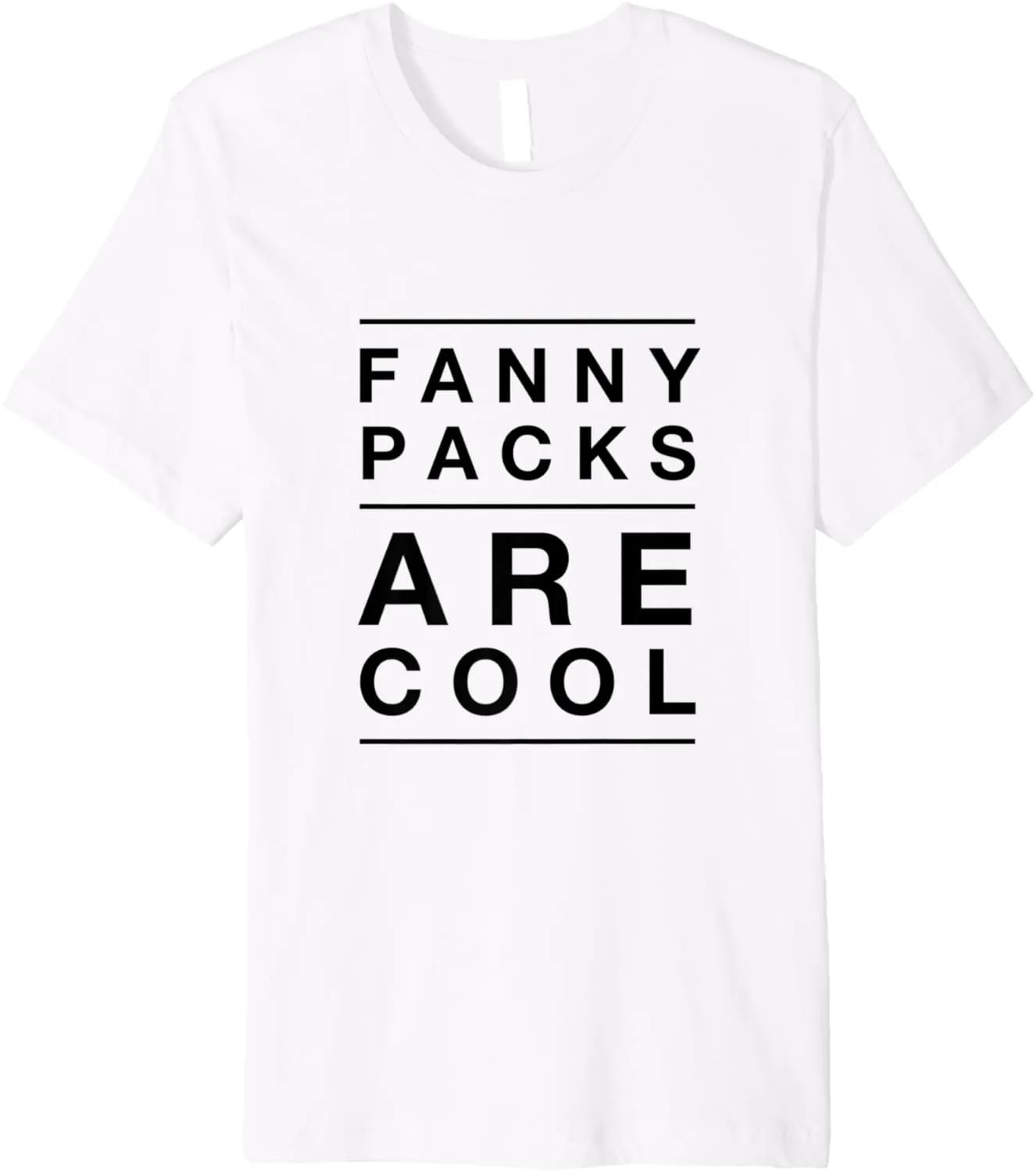 Fanny Packs Are Cool Funny Premium T-Shirt