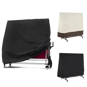 For Ping Pong Outdoor Table Dust Covers Protector 210d Heavy Duty Waterproof Uv Resistant Tennis Pingpong Table Storage Cover