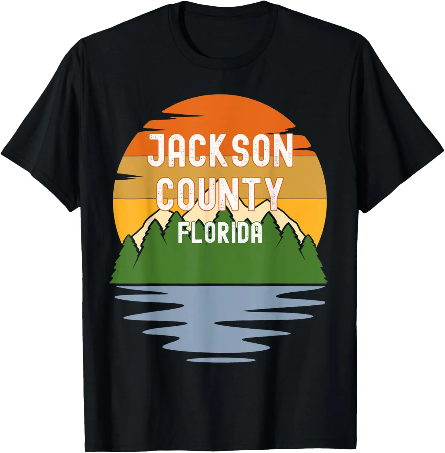 From Jackson County Florida Vintage Sunset T-Shirt