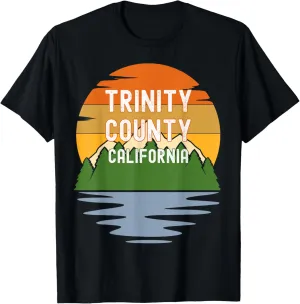 From Trinity County California Vintage Sunset T-Shirt