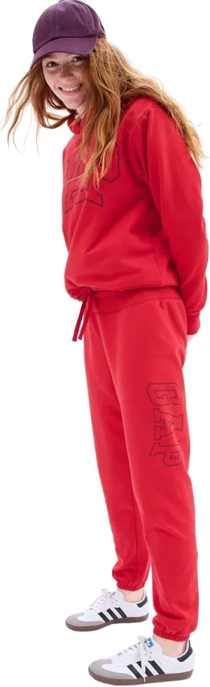 GAP Women's Oversized Logo Fleece Jogger Sweatpants