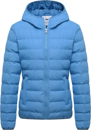 GGleaf Women's Hooded Packable Ultra Light Coat Warm Short Puffer Jacket