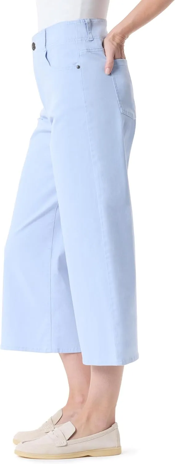 Gloria Vanderbilt Women's Shape Effect Tummy Sculpt High Rise Culotte Standard