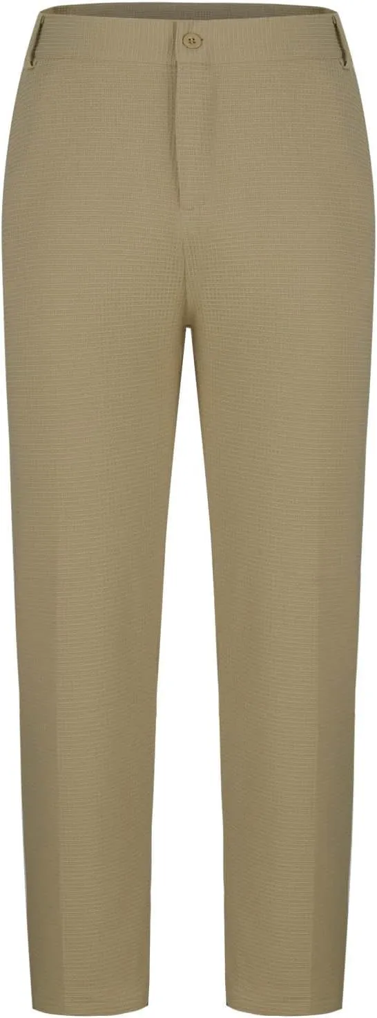 Golf Pants for Men Slim Fit Outdoor Athletic Dress Pants Flat Front Suit Trousers Men for Wedding Guest Business Work