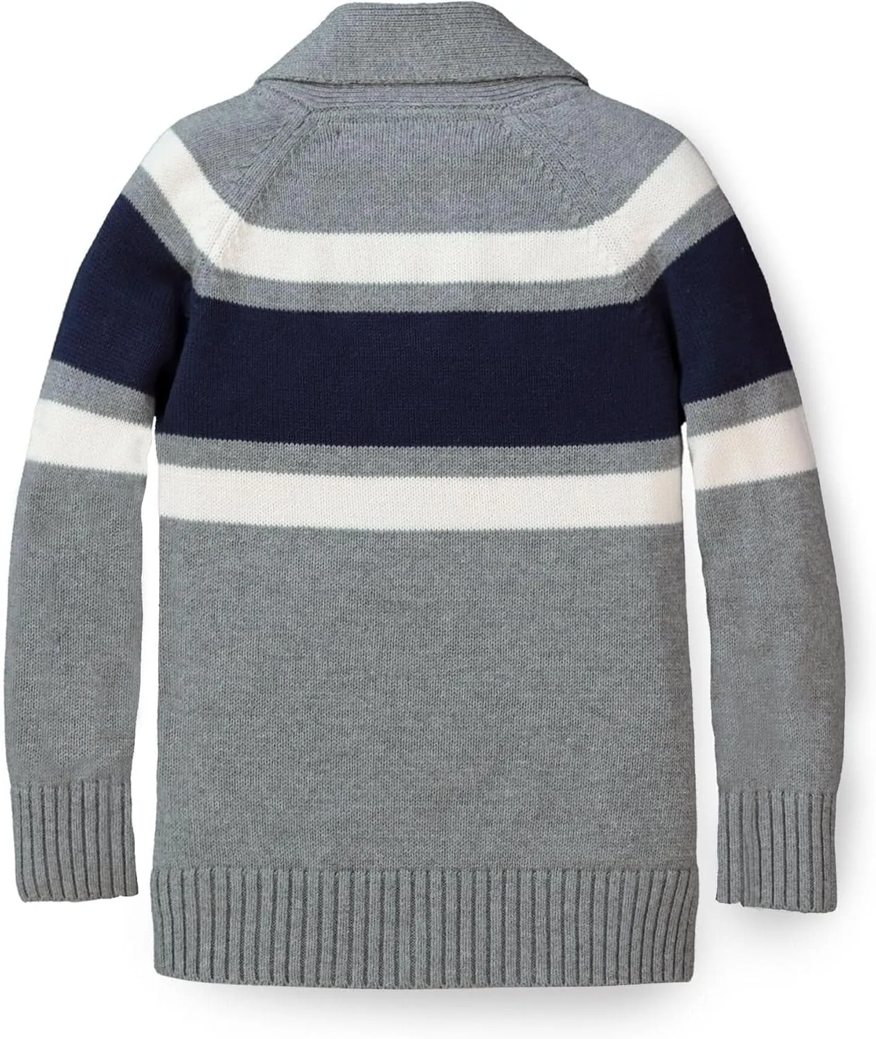 Hope & Henry Boys' Shawl Collar Sweater Cardigan