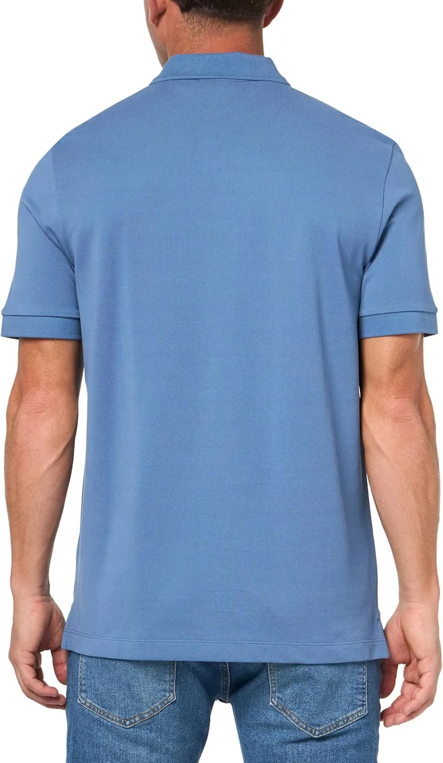 HUGO Men's Block Logo Short Sleeve Polo Shirt