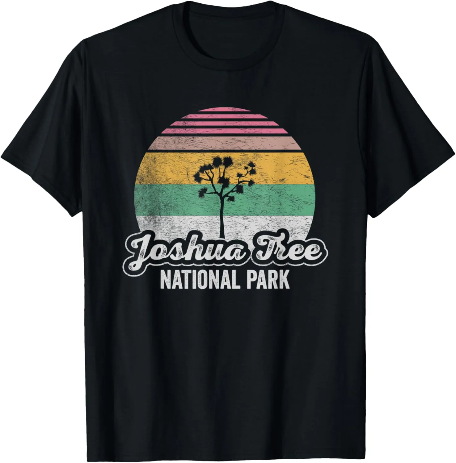 Joshua Tree National Park Vintage Sunset T-Shirt