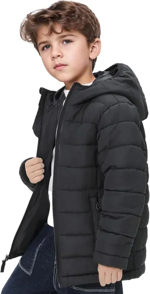 Kids Winter Coat - Lightweight Packable Puffer Jacket for Boys and Girls, 2T-18 Years, Machine Washable