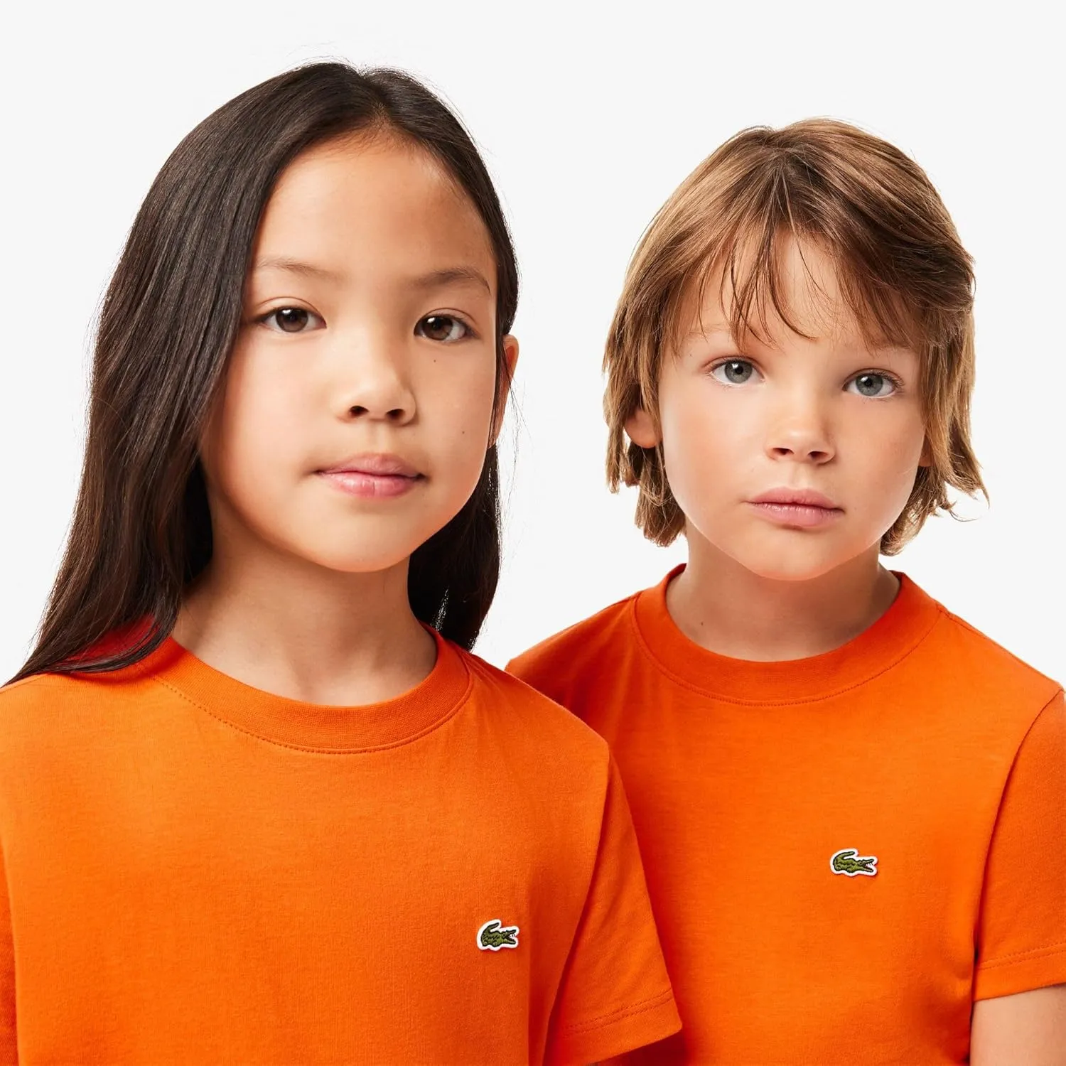 Lacoste Little Kid Plain Cotton Jersey T-Shirt
