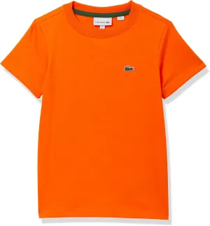 Lacoste Little Kid Plain Cotton Jersey T-Shirt