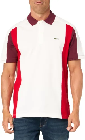 Lacoste Men's Short Sleeve Tri-Color Polo Shirt