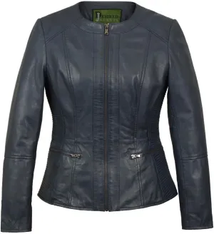 Leather Jacket Women Real Leather Jacket Women - Cafe Racer Slim Fit Womens Motorcycle Jackets