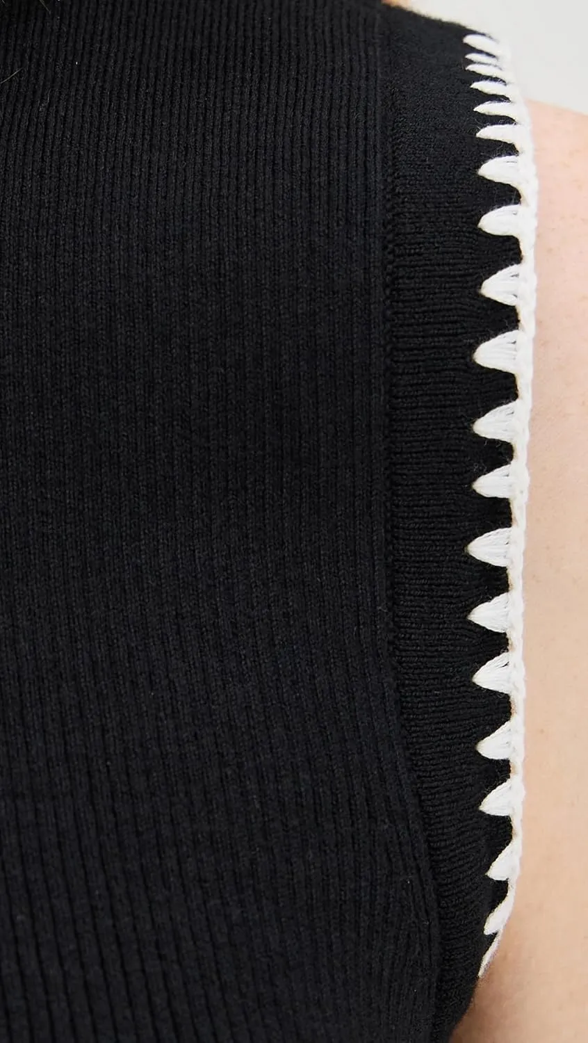 Madewell Women's Blanket Stitch Crewneck Sweater Tank