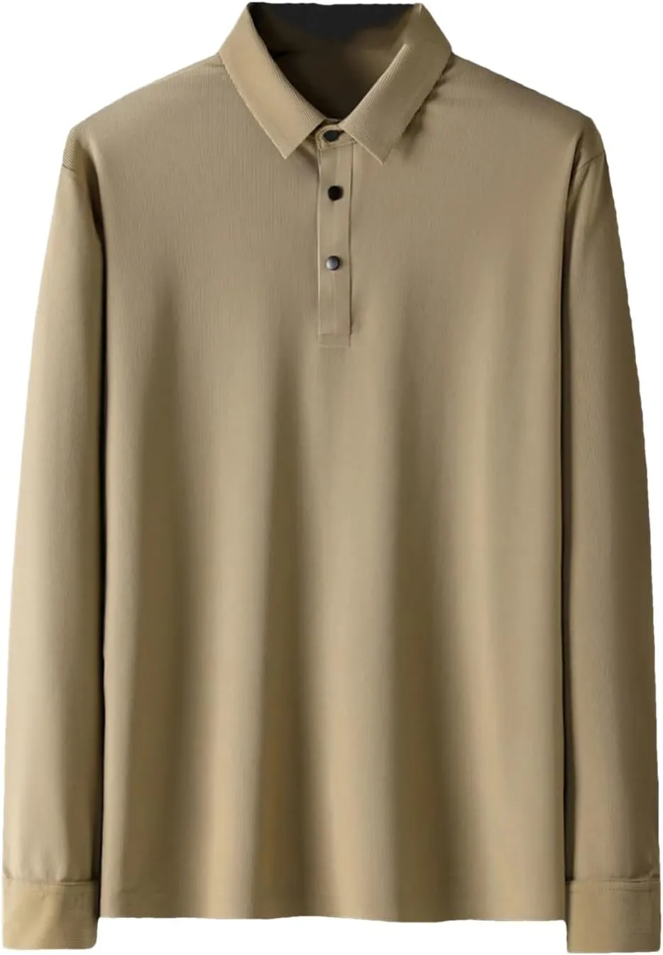 Men Autumn Spring Polo Shirts Classic Long Sleeve Tee Breathable Cooling Quick Dry Nylon Men Golf T-Shirt