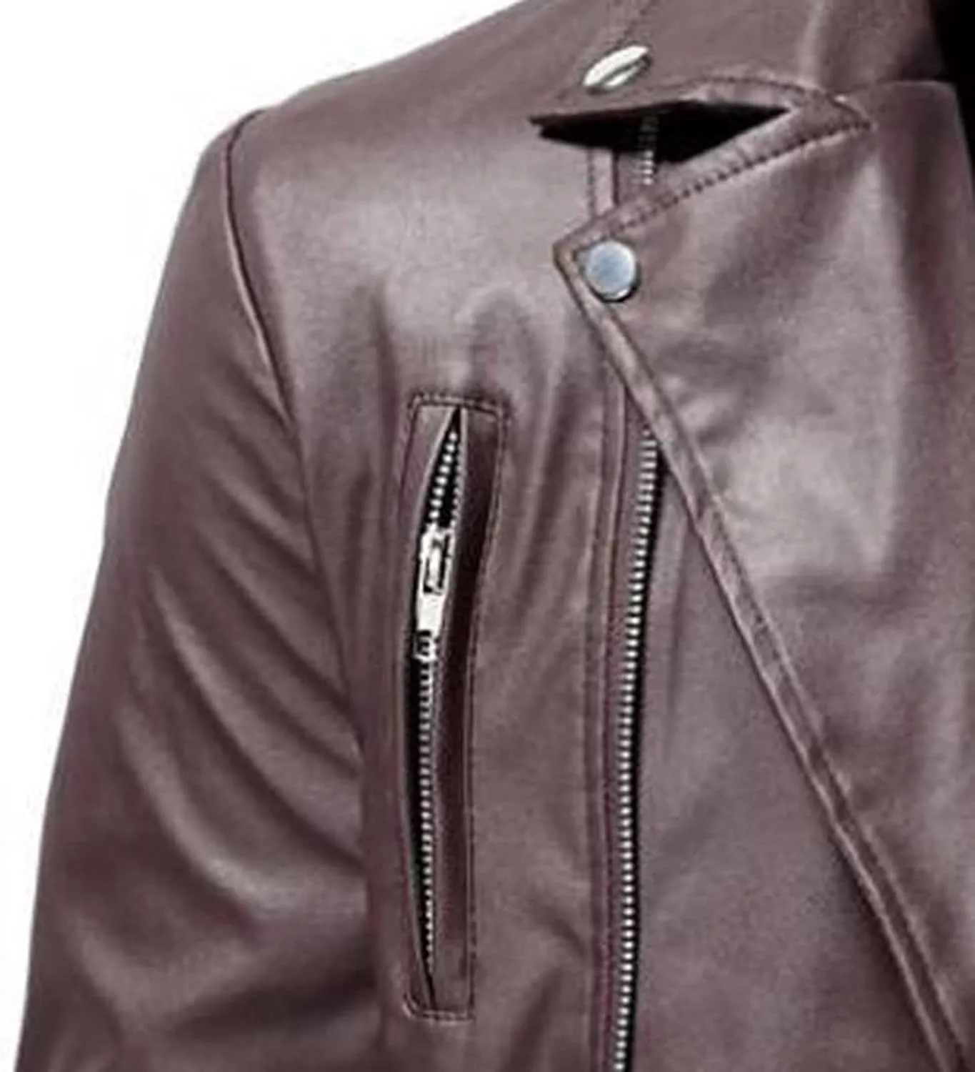 Men Faux Leather Bomber Jacket Fashion Fall Winter Zip Up Long Sleeve Jackets for Motorcycle Outdoor Streetwear