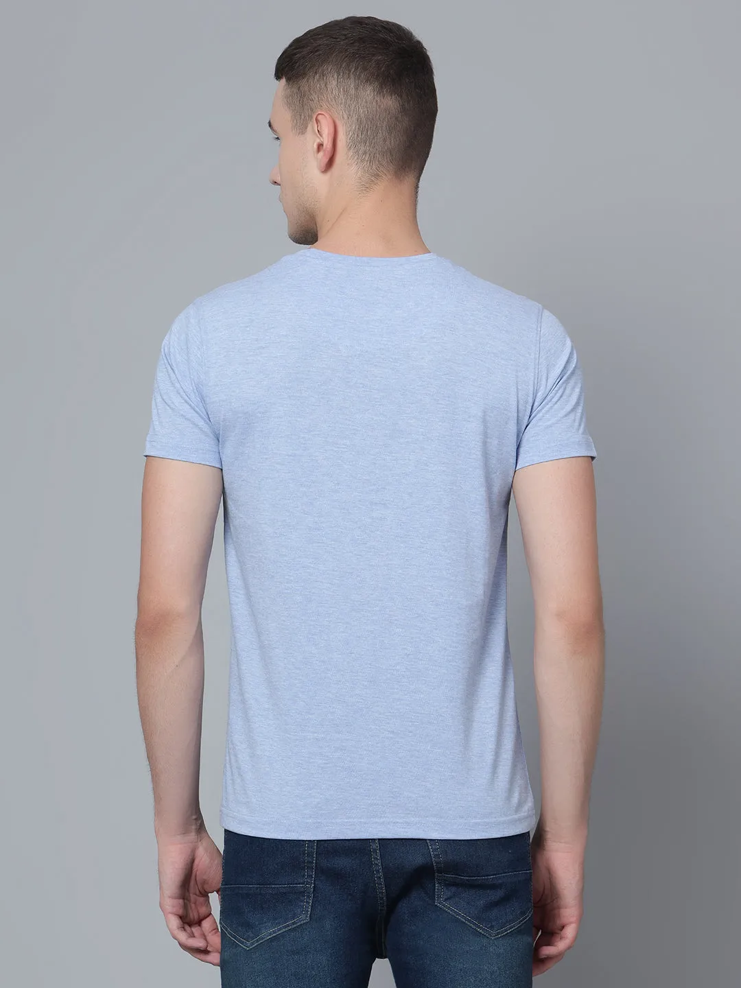 Men Sky Mélange T-Shirt