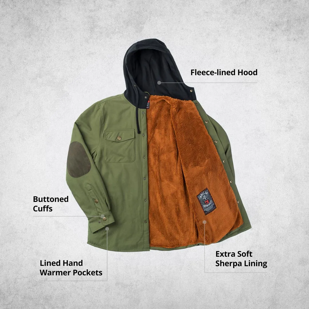 Men's Solid State Sherpa Lined Jacket